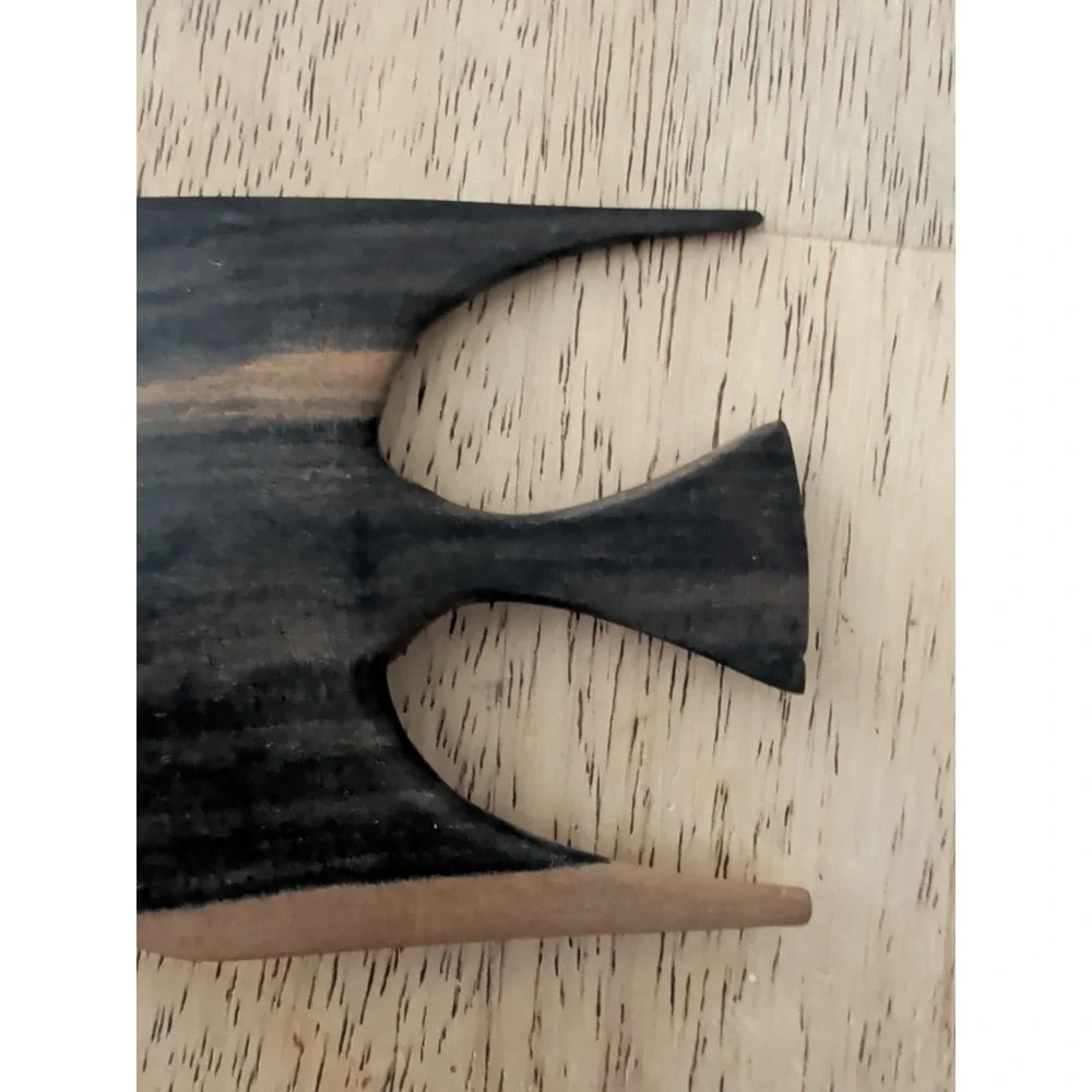 Pair Of‎ Vintage Wooden Dolphin And Fish Carvings